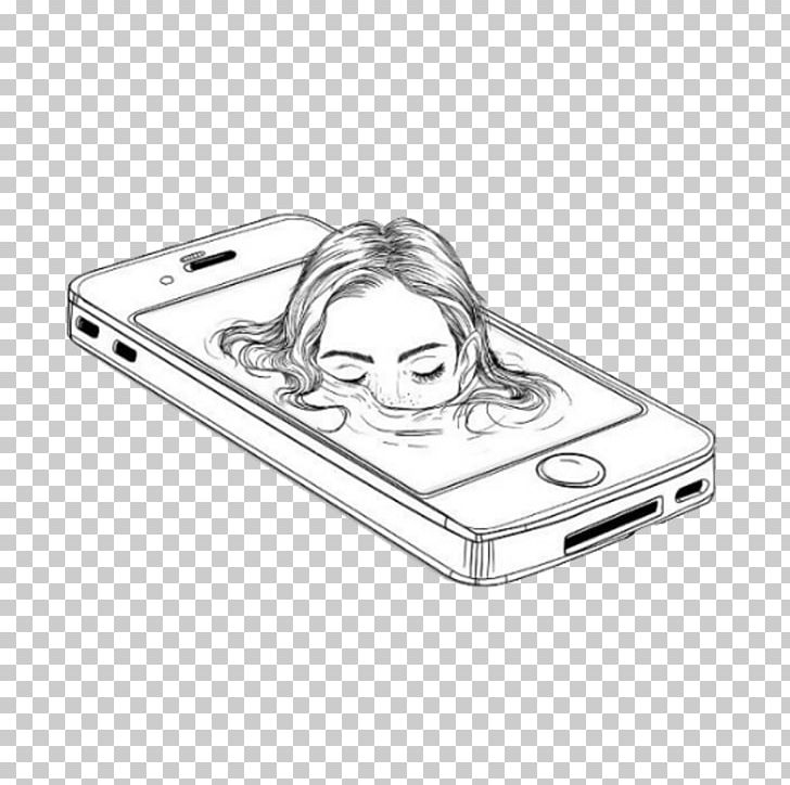 Drawing Sketch Illustration Art PNG, Clipart, Black, Cartoon, Communication Device, Drawing, Electronics Free PNG Download