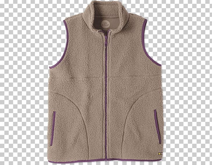 Gilets Polar Fleece Sleeve PNG, Clipart, Beige, Gilets, Outerwear, Polar Fleece, Purple Free PNG Download