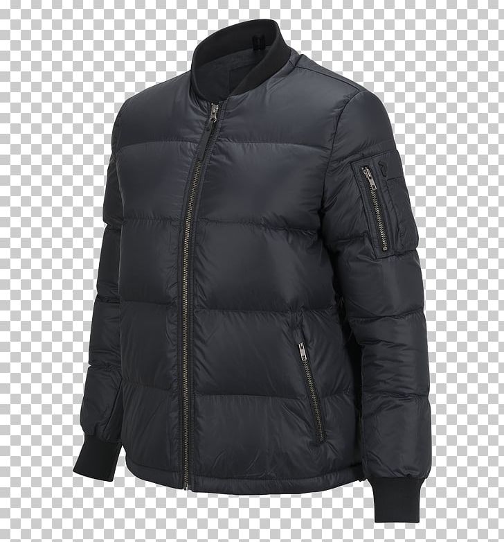 Flight Jacket Nike Clothing Leather Jacket PNG, Clipart, Black, Clothing, Coat, Collar, Daunenjacke Free PNG Download