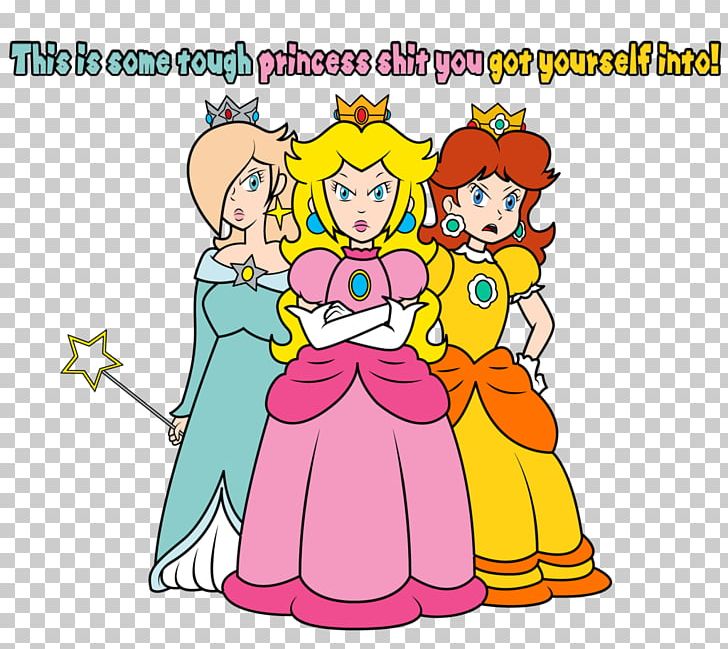 Super Princess Peach Princess Daisy Rosalina Mario PNG, Clipart, Area, Art, Artwork, Cartoon, Character Free PNG Download
