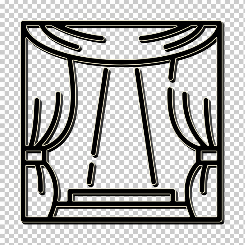 Theater Icon Fine Arts Icon Stage Icon PNG, Clipart, Coloring Book, Fine Arts Icon, Line, Line Art, Stage Icon Free PNG Download