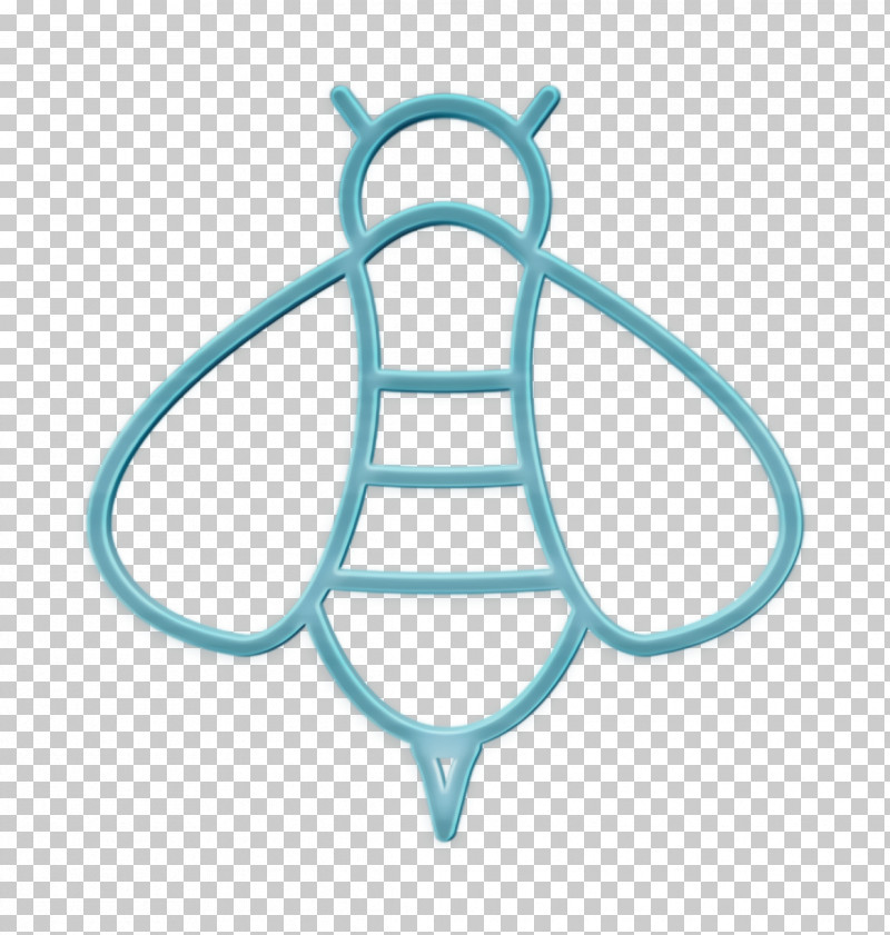 Bee Icon Insects Icon PNG, Clipart, Aqua, Bee Icon, Insects Icon, Teal, Turquoise Free PNG Download