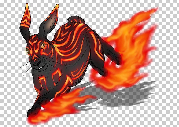 Leporids Rabbit Fire Chinese Zodiac PNG, Clipart, Animals, Art, Carnivoran, Chinese Zodiac, Colored Fire Free PNG Download