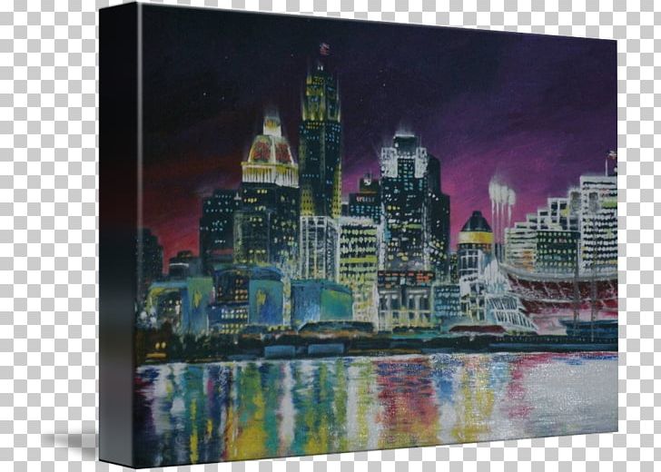 Skyline Painting Cityscape Skyscraper PNG, Clipart, Art, City, Cityscape, Metropolis, Painting Free PNG Download