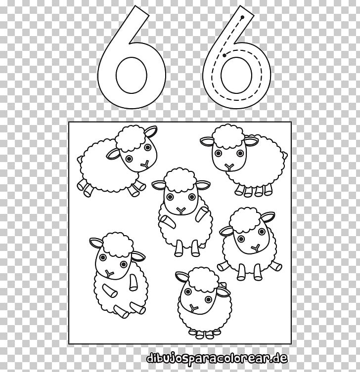 Coloring Book Line Art Graphics Mammal Number PNG, Clipart, Angle, Area, Black, Black And White, Cartoon Free PNG Download