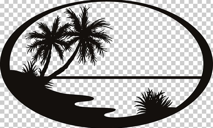 Silhouette Beach Sticker PNG, Clipart, Animals, Arecaceae, Arecales, Artwork, Beach Free PNG Download