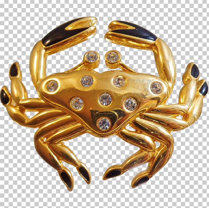 Dungeness Crab Gold Body Jewellery PNG, Clipart, Amber, Amphibian, Animals, Body Jewellery, Body Jewelry Free PNG Download