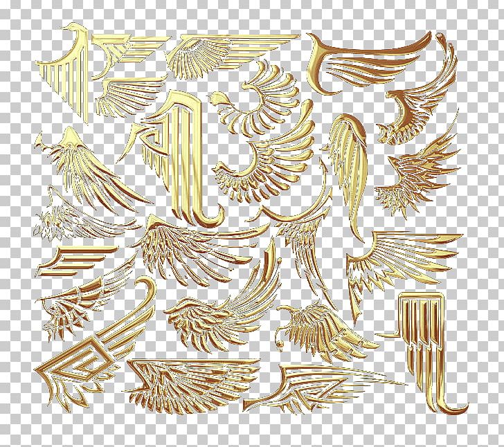 Gold Engraving Wings PNG, Clipart, Adobe Illustrator, Color, Drawing, Encapsulated Postscript, Engraving Free PNG Download