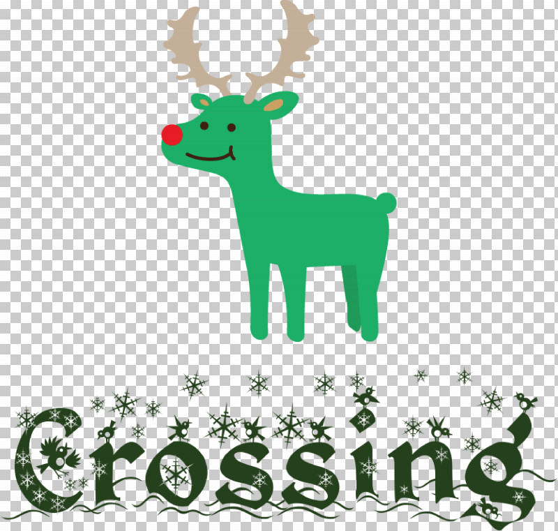 Deer Crossing Deer PNG, Clipart, Antler, Christmas Day, Christmas Ornament, Christmas Ornament M, Christmas Tree Free PNG Download