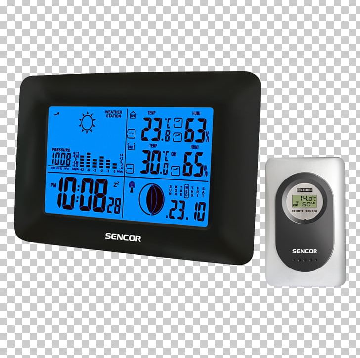 Weather Station Thermometer Meteorology Hygrometer Sensor PNG, Clipart, Display Device, Electro, Electronics, Gauge, Hardware Free PNG Download