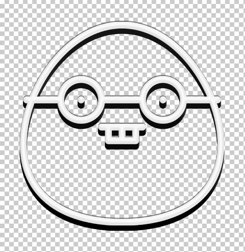 Nerd Icon Emoji Icon PNG, Clipart, Black And White, Emoji Icon, Geometry, Line, Mathematics Free PNG Download