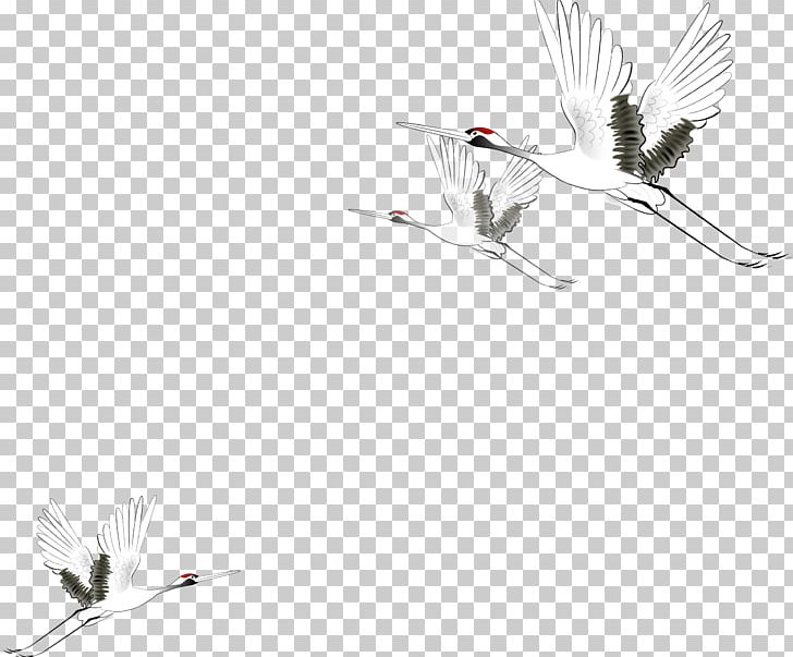 Crane Ink Wash Painting Drawing PNG, Clipart, Bird, Black And White, Computer Icons, Computer Wallpaper, Crane Bird Free PNG Download