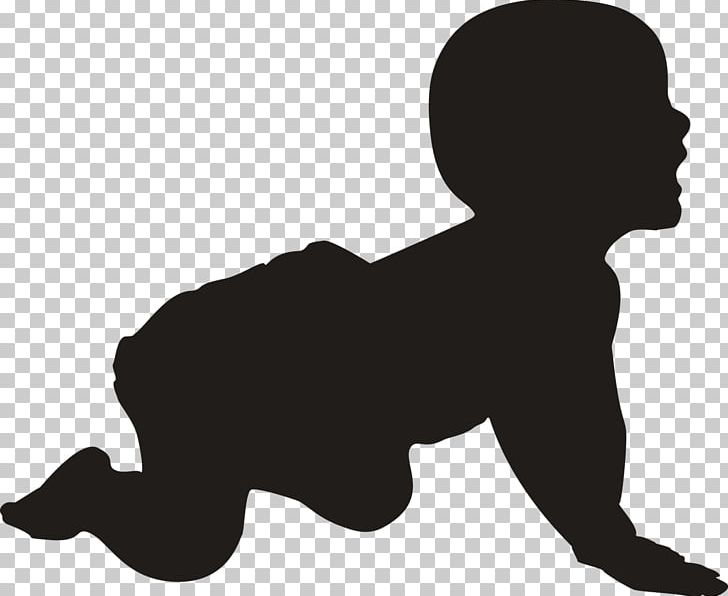 Infant Silhouette PNG, Clipart, Adult, Adultesa, Animals, Black, Black And White Free PNG Download