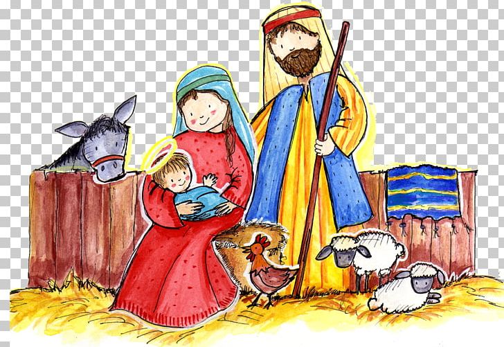 Manger Christmas Decoration Nativity Scene Animaatio PNG, Clipart, Animaatio, Art, Biblical Magi, Cartoon, Child Jesus Free PNG Download