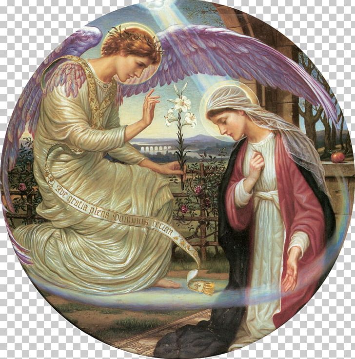 Annunciation Ecce Ancilla Domini Oil Painting Art PNG, Clipart, Angel, Annunciation, Art, Dishware, Ecce Ancilla Domini Free PNG Download