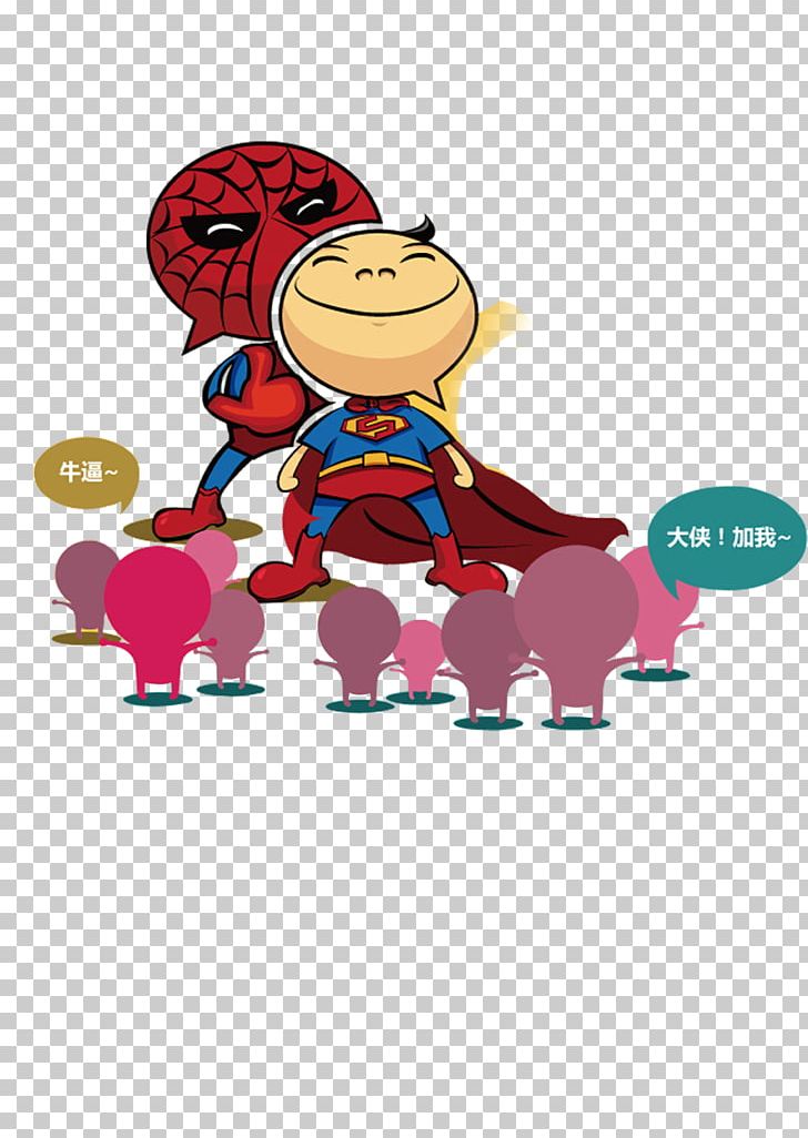 Superman And Spider-Man Clark Kent Cartoon Illustration PNG, Clipart, Art, Business Man, Cartoon, Cartoon Character, Cartoon Eyes Free PNG Download