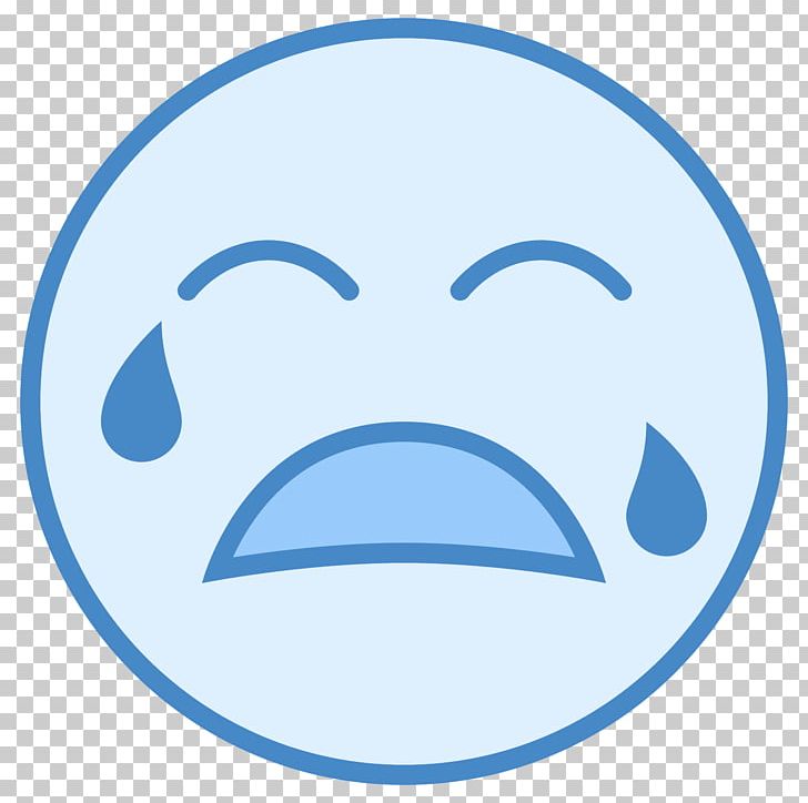 Smiley Computer Icons Emotion Crying PNG, Clipart, Area, Blue, Circle, Computer Icons, Crying Free PNG Download