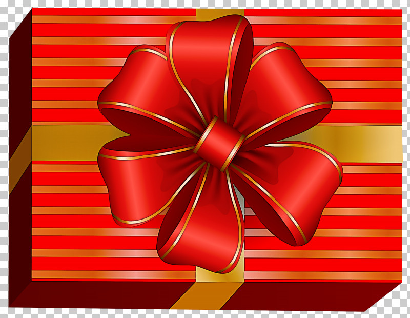 Red Present Ribbon Gift Wrapping Petal PNG, Clipart, Gift Wrapping, Petal, Present, Rectangle, Red Free PNG Download