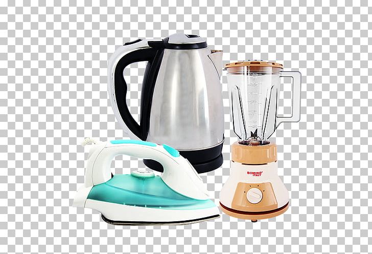 Mixer Electric Kettle Blender Clothes Iron PNG, Clipart, Blender, Clothes Iron, Cordless, Electricity, Electric Kettle Free PNG Download