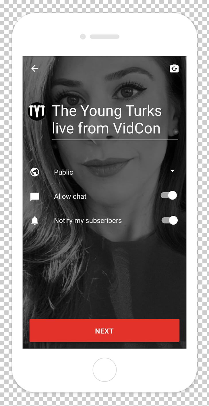Mobile Phones YouTube Live Livestream Streaming Media PNG, Clipart, Black And White, Broad, Closeup, Electronic Device, Face Free PNG Download