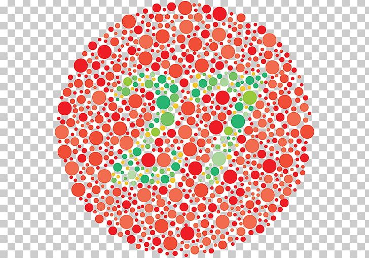 Color Blindness Ishihara Test Deuteranopia Visual Perception Green PNG, Clipart, Area, Circle, Color, Color Blindness, Color Vision Free PNG Download