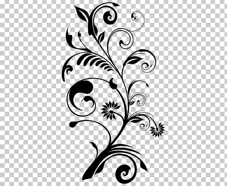 Floral Design Brush PhotoScape PNG, Clipart, Art, Artwork, Black, Black And White, Branch Free PNG Download