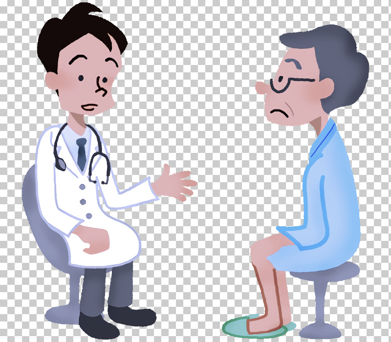 Cartoon Conversation Gesture Sharing Physician PNG, Clipart, Cartoon, Child, Conversation, Gesture, Greeting Free PNG Download