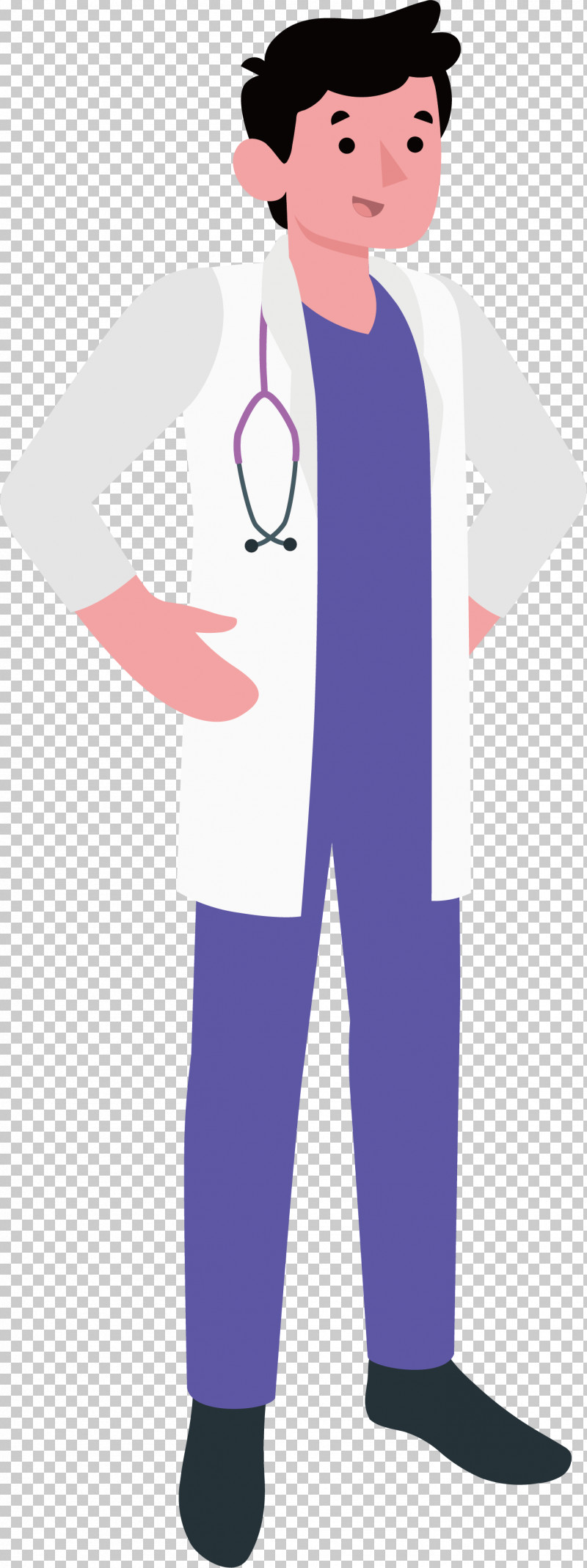 Gentleman Headgear Character Human Purple PNG, Clipart, Behavior, Cartoon Doctor, Character, Doctor, Gentleman Free PNG Download