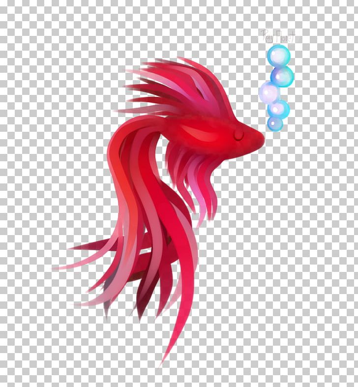 Red Pink Magenta Fish Close-up PNG, Clipart, Animals, Betta, Character, Closeup, Fiction Free PNG Download
