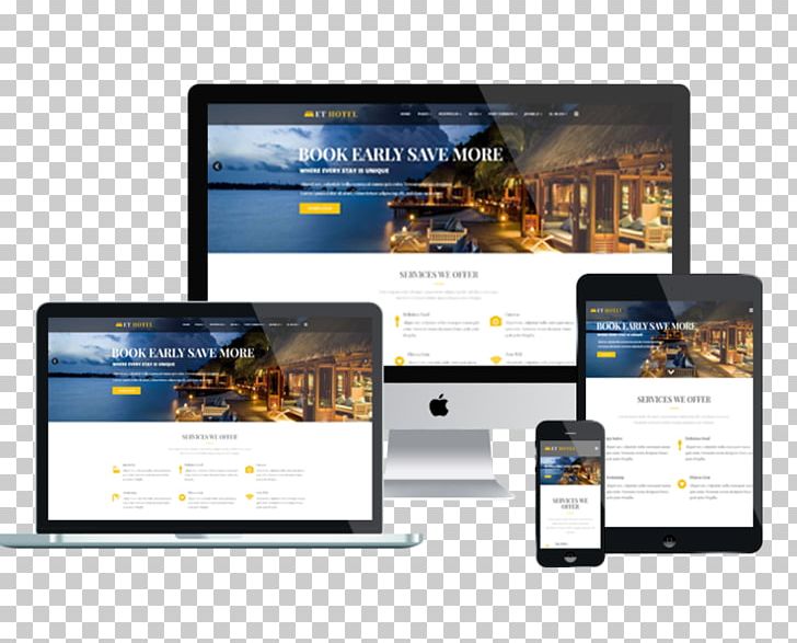Responsive Web Design Web Template System Joomla PNG, Clipart, Brand, Display Advertising, Display Device, Electronics, Free Software Free PNG Download