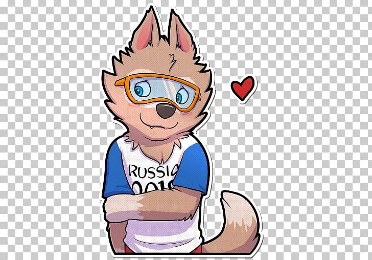 2018 FIFA World Cup Zabivaka Russia Mascot Sticker PNG, Clipart, Boy, Canine, Carnivoran, Cartoon, Cat Like Mammal Free PNG Download