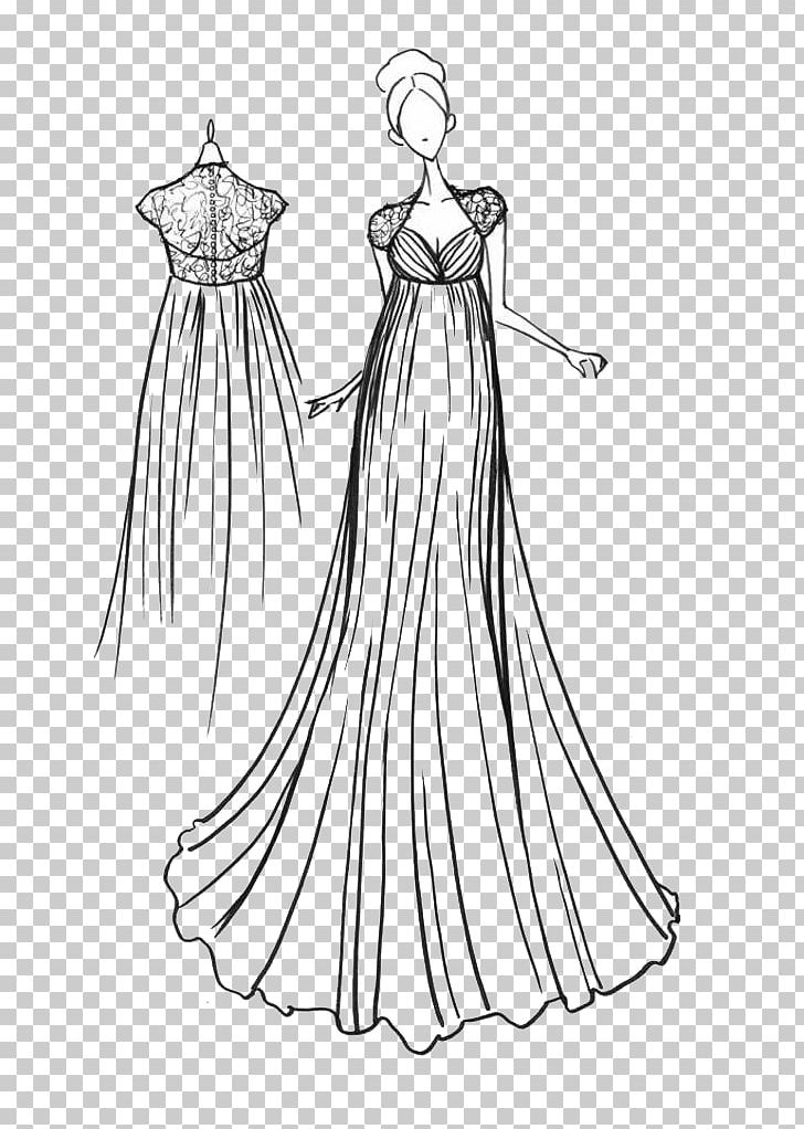 Gown Clothing Formal Wear Fashion Sketch PNG, Clipart, Arm, Fashion Design, Fashion Illustration, Fictional Character, Hand Free PNG Download