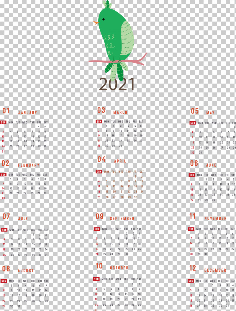 Printable 2021 Yearly Calendar 2021 Yearly Calendar PNG, Clipart, 2021 Yearly Calendar, Calendar System, Meter Free PNG Download