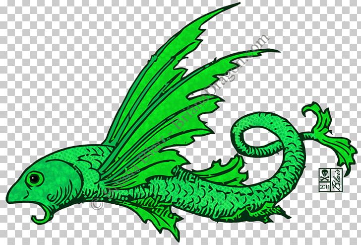 Leaf Reptile PNG, Clipart, Dragon, Fauna, Fictional Character, Flying Fish, Leaf Free PNG Download