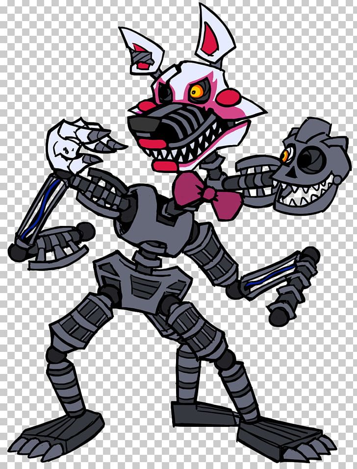 Five Nights At Freddy's - Nightmare Foxy Head Drawing - Free Transparent  PNG Clipart Images Download