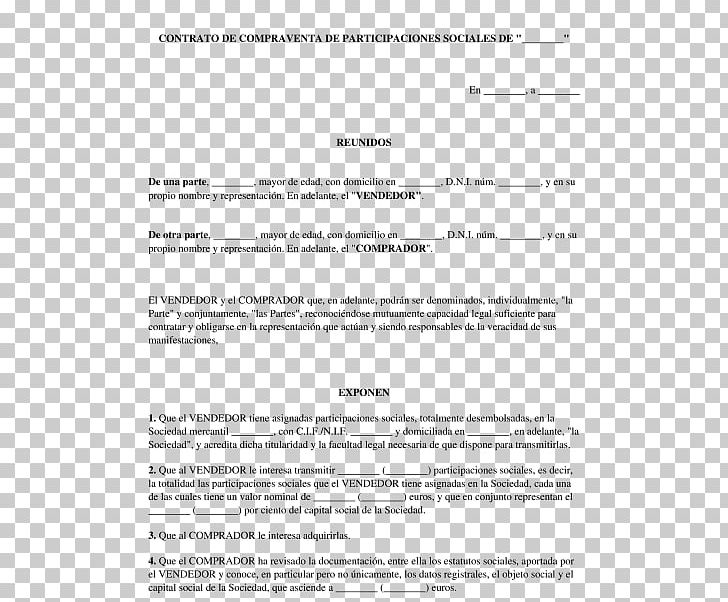 Document Contract Of Sale S.A. Share PNG, Clipart, Area, Contract, Contract Of Sale, Contrato, Diagram Free PNG Download