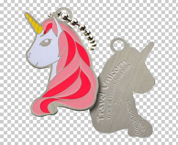 Geocoin Unicorn Travel Bug Legendary Creature Geocaching PNG, Clipart, Animal Figure, Baggage, Chastity, Christmas Ornament, Coin Free PNG Download