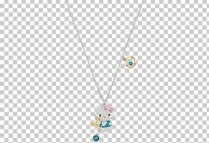 Hello Kitty Swarovski AG Necklace Pendant PNG, Clipart, Angle, Birthstone, Blue, Blue Abstract, Blue Background Free PNG Download