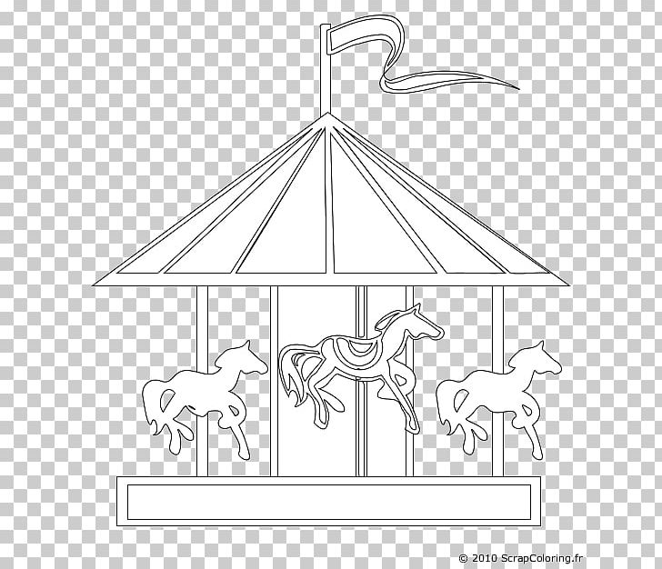 Horse Drawing Manège Carousel PNG, Clipart, Angle, Animals, Area, Artwork, Black And White Free PNG Download