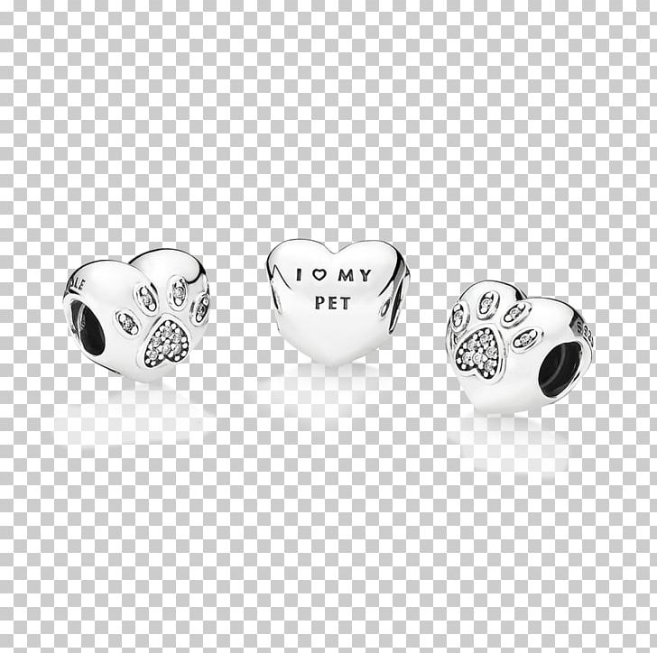 Dog I Love My Pet Animal Paw Print Pandora Charm Bracelet Puppy PNG, Clipart, Animals, Body Jewelry, Bracelet, Charm Bracelet, Cubic Zirconia Free PNG Download