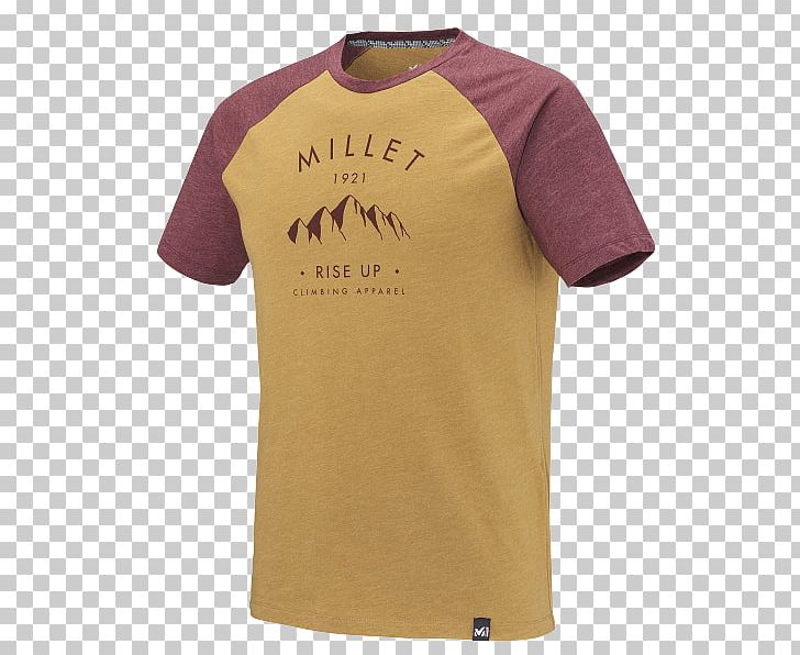 T-shirt Rise Up Climbing Millet PNG, Clipart, Active Shirt, Climbing ...
