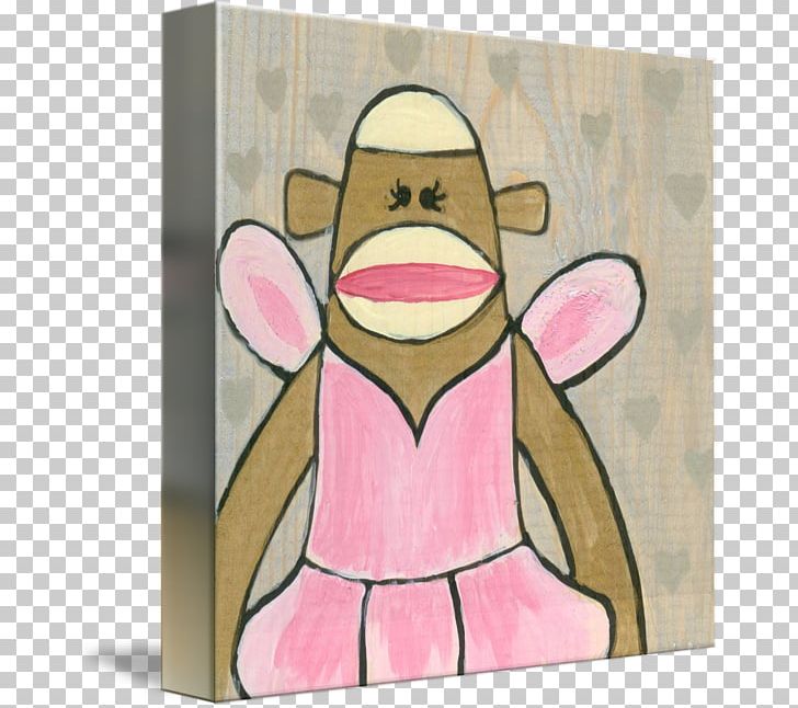 Sock Monkey Paper Gallery Wrap PNG, Clipart, Art, Canvas, Cartoon, Character, Drawing Free PNG Download