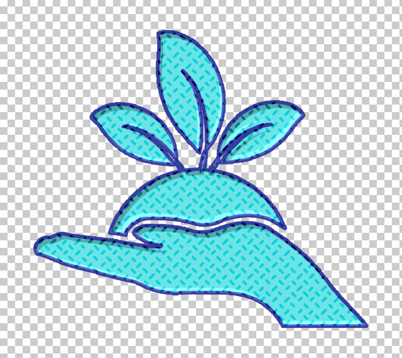 Plant On A Hand Icon Hand Icon Nature Icon PNG, Clipart, Aqua, Blue, Ecologicons Icon, Hand Icon, Nature Icon Free PNG Download