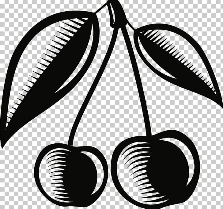 Graphics Cherries Open PNG, Clipart, Artwork, Black And White, Cherries, Cherry Fruit, Circle Free PNG Download