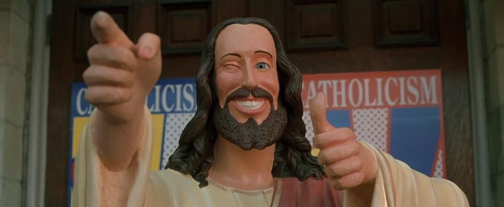 Kevin Smith Red Bank Dogma Buddy Christ PNG, Clipart, Beard, Buddy Christ, Catholicism, Clerks, Clerks Ii Free PNG Download