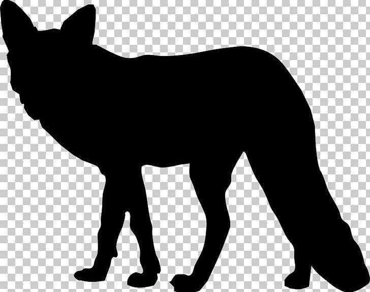 Silhouette Drawing Fox PNG, Clipart, Animal, Animals, Animal Silhouettes, Art, Black Free PNG Download