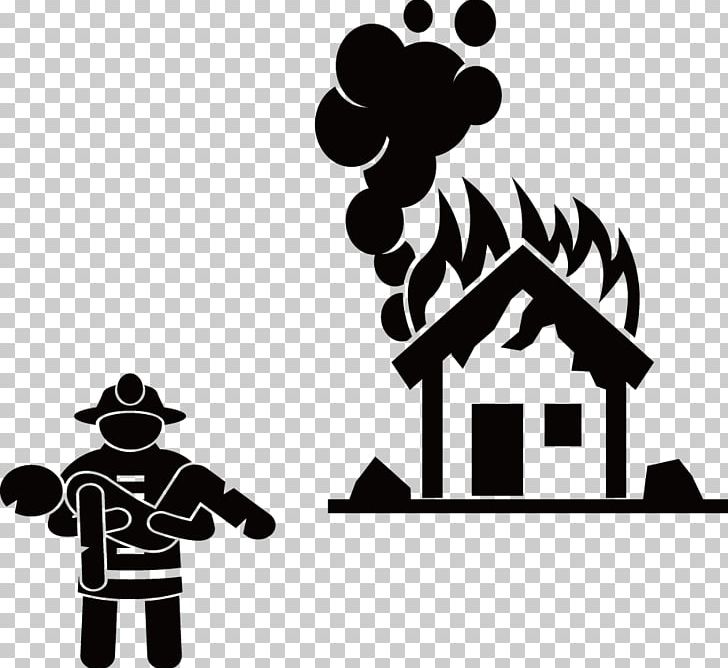 Firefighter Stick Figure Firefighting PNG, Clipart, Black And White, Brand, Burning Fire, Fire Alarm, Fire Extinguisher Free PNG Download