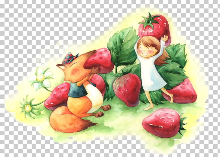 Aedmaasikas Cartoon Comics Illustration PNG, Clipart, Art, Cartoon, Child, Comics, Cuisine Free PNG Download