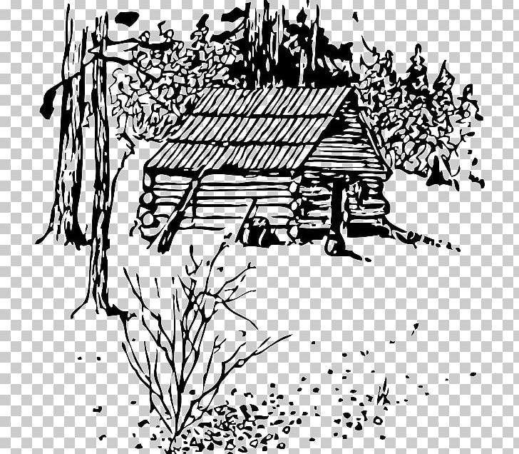 Cottage Log Cabin PNG, Clipart, Area, Art, Artwork, Black, Black And White Free PNG Download
