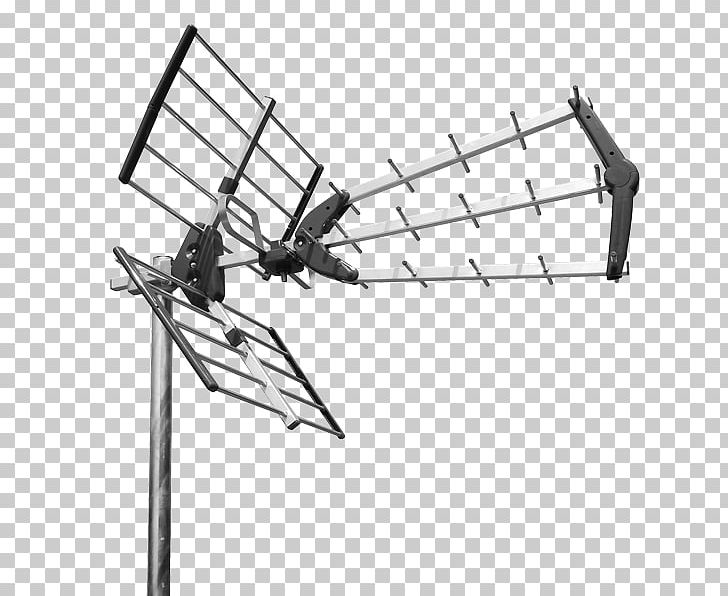 Television Antenna Aerials Radio Frequency Directional Antenna Wireless PNG, Clipart, Aerials, Angle, Antenna, Antenna Accessory, Black And White Free PNG Download